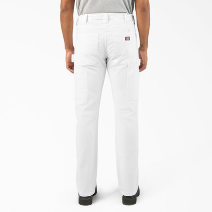 Dickies Flex Duck - Canvas Painter Pants for Men, White, 36W x 30L