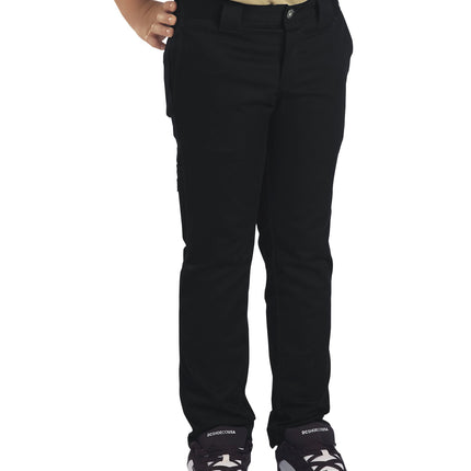 Dickies Big Boys' Skinny Straight Pant, Black, 12