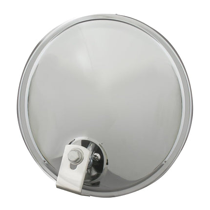 Grand General 33251 Stainless Steel 8” Convex Blind Spot Mirror with Offset Mount
