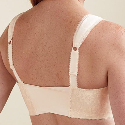 Playtex Womens 18 Hour Front Close Wirefree Back Support Posture Full Coverage Bra Use525, Light Beige, 42B