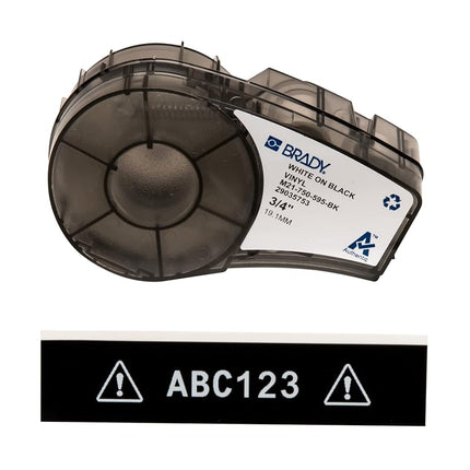 Brady M21-750-595-BK Cartridge, B595 Vinyl Indoor/