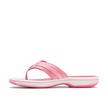 Clarks Women's Breeze Sea Flip-Flop, Pink Ombre, 3 UK