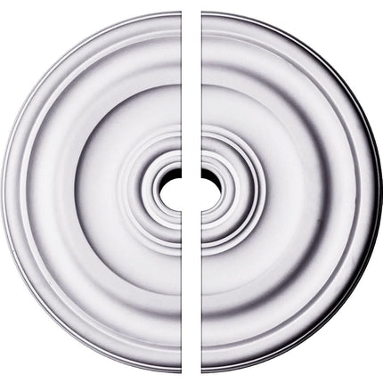 Ekena Millwork CM12KP2-01500 11 7/8" OD x 1 1/4" P Kepler Traditional Ceiling Medallion, Two Piece (for Canopies up to 1 1/2"), White