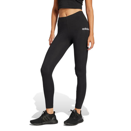 adidas Women's Essentials Linear Cotton Leggings, Warm Tone/White, XL