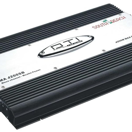 Amplificateur de puissance monobloc DTI Car Audio DTIMA4200SB avec accentuation variable des basses
