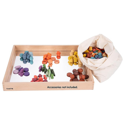 tickit Wooden Mirror Tray