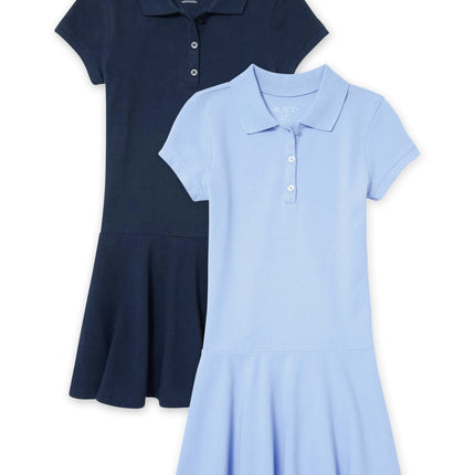 The Children's Place Girls Short Sleeve Picque Pol