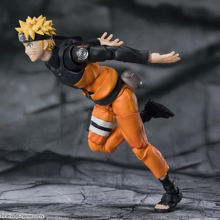 TAMASHII NATIONS - Naruto Shippuden - Naruto Uzumaki -El Jinchuriki Confiado con la Esperanza, Bandai Spirits S.H.Figuarts Figura de Acción