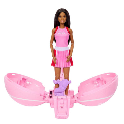 Barbie Team Roll and Reveal Tennis Player Doll and Accessories