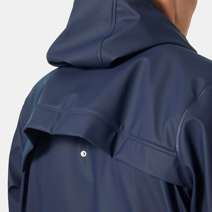 Helly Hansen Men's Moss Rain Coat, Navy, L