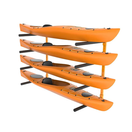 VEVOR Wall Kayak Storage Rack, 4-Capacity Wall Mou