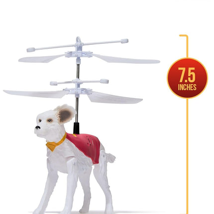 DC Comics, SUPERMAN Up in the Sky! Flying Krypto, RC Toys and Remote Control Toys for Kids, 19-cm Hovering Superdog, For Ages 4 and Up