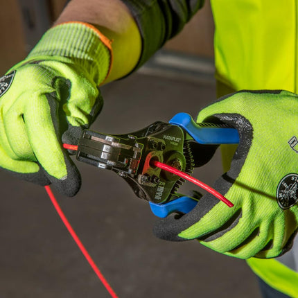 Klein Tools 11063W Wire Cutter/Wire Stripper, Heavy Duty Automatic Wire Stripper Tool for 8-20 AWG Solid and 10-22 AWG Stranded Electrical Wire