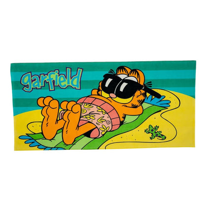 Franco Collectibles Serviette de Bain/Piscine/Plage en Coton Super Doux Garfield, 152 cm x 76 cm, (Produit 100 % sous Licence Officielle)