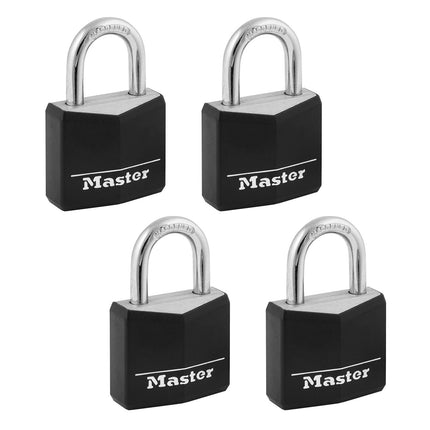 Master Lock Black Outdoor Key Lock, Standard Weath