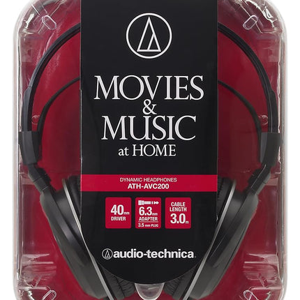 Audio-Technica AVC200 Closed-back Dynamic Headphones Black