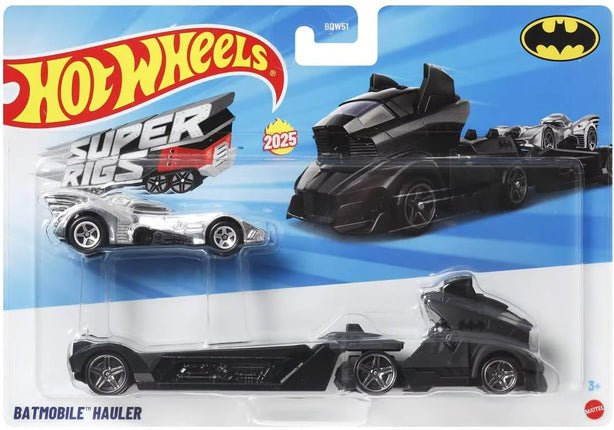 Hot Wheels Super Rigs Batmobile Hauler, 1:64 Scale