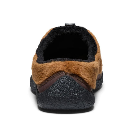 KEEN Men's Howser 3 Slide Comfy Durable Slippers, Bison/Black, 9