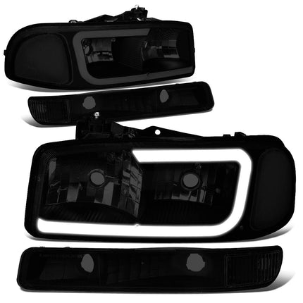 DNA MOTORING HL-LB2-SIERRA99-BK-CL1 Black Housing 