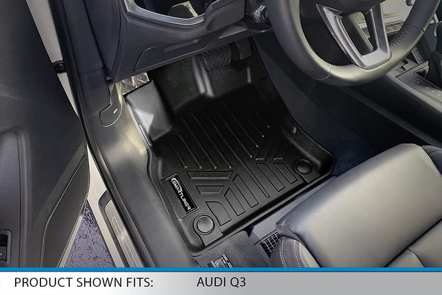 SMARTLINER Custom Floor Mats and Cargo Liner Set Black for 2019-2020 Audi Q3