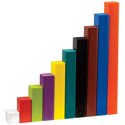 ETA hand2mind Cuisenaire Rods - 74 Piece Wood Introductory Set by ETA hand2mind