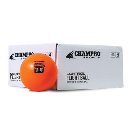 CHAMPRO 10" CONTROL FLIGHT BALL, 4PK