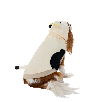 Sudadera para mascotas Squishmallows Original Connor La Vaca - Ropa ultrasuave oficial de Jazwares (pequeña) multicolor