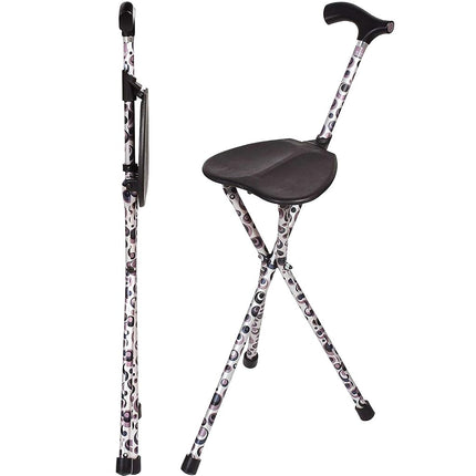 Switch Sticks Seat Stick, 2-in-1 Walking Cane Seat