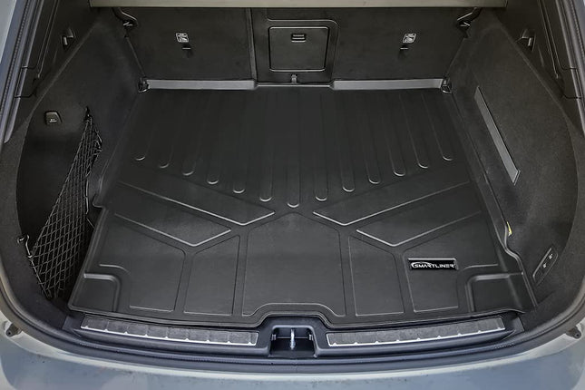 Tapis de coffre noir SMARTLINER sur mesure toutes saisons compatible avec Volvo XC60 2018-2023