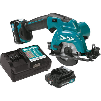 Makita SH02R1 12V max CXT� Lithium-Ion Cordless 3-3/8" Circular Saw Kit (2.0Ah)