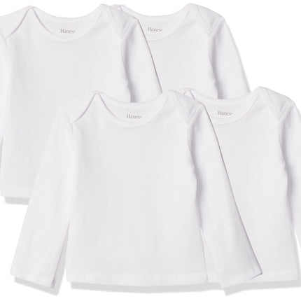 Hanes Baby Long Sleeve T-Shirt, Ultimate Flexy Kni