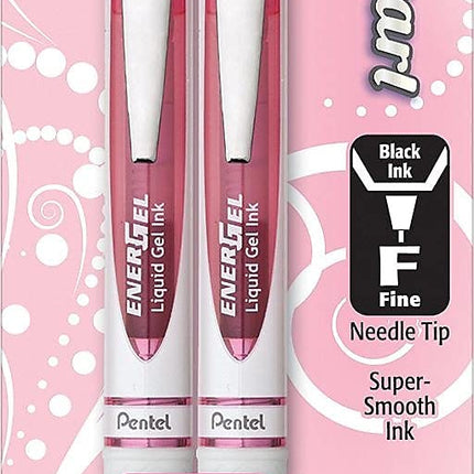 Pentel Pink BCA EnerGel Pearl Deluxe RTX Liquid Ge