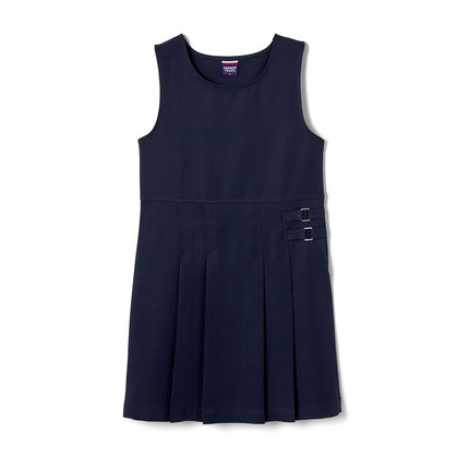 French Toast Girls' Double Buckle Tab Jumper, Navy