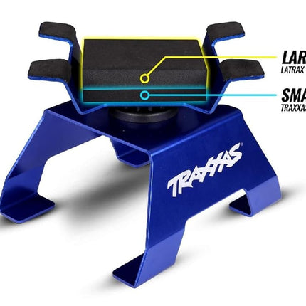 Traxxas 8796 Blue Aluminum 1/10-1/8 Scale RC Car Stand