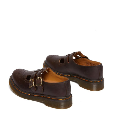 Dr Martens Women's 8065 2 Strap Mary Jane Dark Brown 7 Medium UK