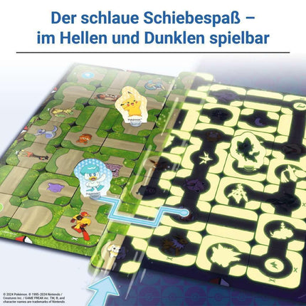 Ravensburger - Pokemon Maze Glow in the Dark - Pokemon Maze Game Glow in the Dark - 2-4 Players - Ages 7+ - Thinking & Strategy - 22705