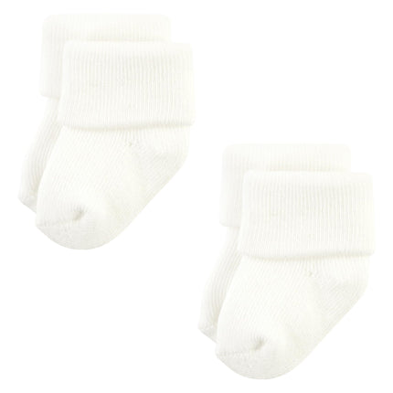 Hudson Baby Unisex Baby Cotton Rich Newborn and Terry Socks, Solid Blush Pink, 6-12 Months, Solid Blush Pink, 6-12 Months