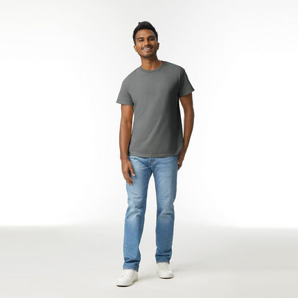 Gildan Men's Ultra Cotton T-Shirt, Style G2000, Multipack, Charcoal (3-Pack), S (Pack of 3)