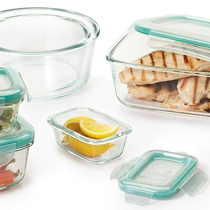 OXO Good Grips Smart Seal Round Container, 1.6 Litre Capacity, Multicolor, 7 Cup