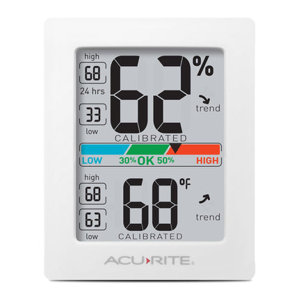 AcuRite Digital Hygrometer with Indoor Monitor and