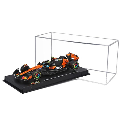 Bburago McLaren F1 MCL39 2025#4 Norris Diecast Model Car 1:43 with Display Case and Base Detailed F1 McLaren Replica Officially Licensed, Recommended Age 14+ Years