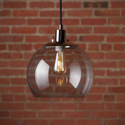 GE Vintage Style LED Light Bulb, Warm Candle Light, Amber Glass, Medium Base, ST19 Edison Style Light Bulb, 5 Watts (1 Pack)