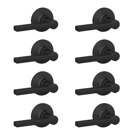 Lock Scout Straight Lever with Round Trim Hall and