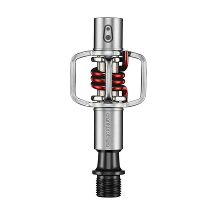 Crankbrothers Eggbeater-1 Pedals, Silver with Red 