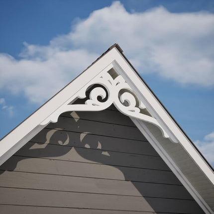 Ekena GPP048X018X100BOR Gable Pediment, Primed, 48" W x 18" H x 1" P (9/12)