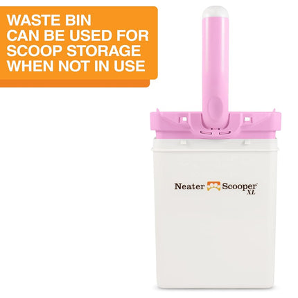 Neater Pet Brands Neater Scooper XL Cat Litter Scoop, 60 Refill Bags – Extra-Large Capacity Mess-Free Cat Litter Scooper with Bag for Large & Multiple Cats, Spill-Proof Litter Box Scooper with Holder