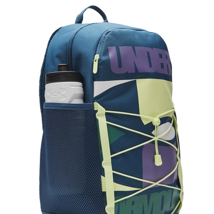 Under Armour Hustle Sport 6.0 Backpack, (498) Wham Blue / Wham Blue / Fade Green, One size, Hustle Sport 6.0 Backpack