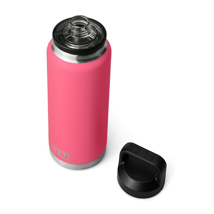 YETI Rambler 36 oz Bottle, Vacuum Insulated, Stainless Steel with Chug Cap, Tropical Pink