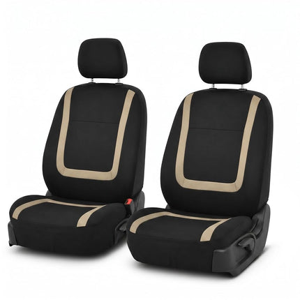 FH Group Car Seat Covers Front Set in Cloth -Car S