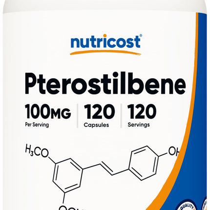 Nutricost Pterostilbene 100mg, 120 Capsules - Non-